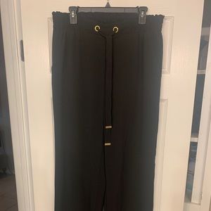 Black flowing pants Michael Kors